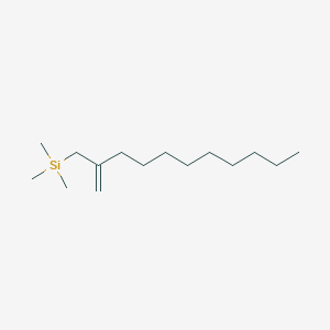 Trimethyl(2-methylideneundecyl)silane