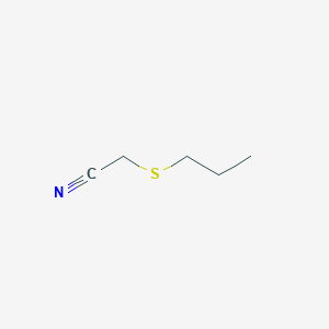 molecular formula C5H9NS B14298945 (Propylsulfanyl)acetonitrile CAS No. 113990-21-9