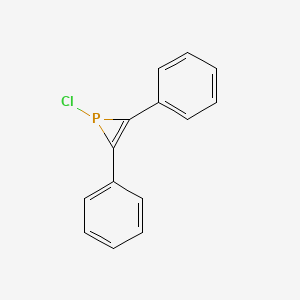 molecular formula C14H10ClP B14298956 1-chloro-2,3-diphenyl-1H-phosphirene CAS No. 123120-23-0