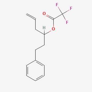 1-Phenylhex-5-en-3-yl trifluoroacetate