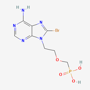 Phosphonic acid, [[2-(6-amino-8-bromo-9H-purin-9-yl)ethoxy]methyl]-