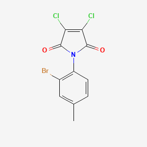 1-(2-Bromo-4-methylphenyl)-3,4-dichloro-1H-pyrrole-2,5-dione