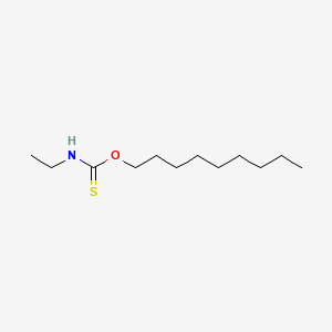 molecular formula C12H25NOS B14299032 O-nonyl N-ethylcarbamothioate CAS No. 120904-30-5