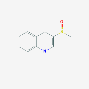 3-(Methanesulfinyl)-1-methyl-1,4-dihydroquinoline