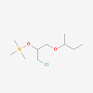 ({1-[(Butan-2-yl)oxy]-3-chloropropan-2-yl}oxy)(trimethyl)silane