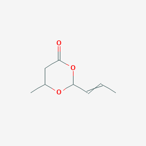 6-Methyl-2-(prop-1-en-1-yl)-1,3-dioxan-4-one