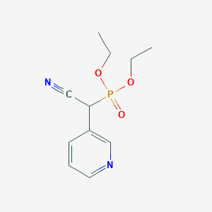 Diethyl [cyano(pyridin-3-yl)methyl]phosphonate