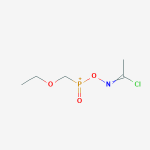 {[(1-Chloroethylidene)amino]oxy}(ethoxymethyl)oxophosphanium