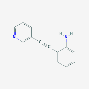 Benzenamine, 2-(3-pyridinylethynyl)-