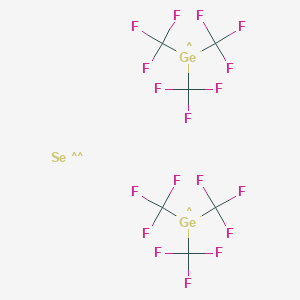 molecular formula C6F18Ge2Se B14299224 Selenium--tris(trifluoromethyl)germyl (1/2) CAS No. 112438-42-3