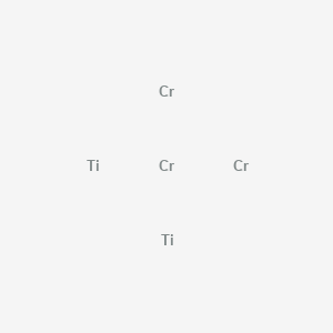 molecular formula Cr3Ti2 B14299238 Chromium;titanium CAS No. 116590-36-4