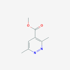 molecular formula C8H10N2O2 B1429925 3,6-二甲基吡哒嗪-4-甲酸甲酯 CAS No. 897008-37-6
