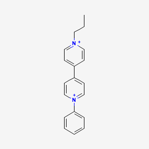 1-Phenyl-1'-propyl-4,4'-bipyridin-1-ium