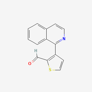 3-(Isoquinolin-1-yl)thiophene-2-carbaldehyde