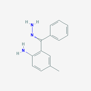 2-[Hydrazinylidene(phenyl)methyl]-4-methylaniline