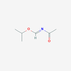 molecular formula C6H11NO2 B14299326 Propan-2-yl acetylmethanimidate CAS No. 118987-84-1