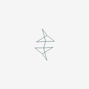 molecular formula C10H14 B14299348 1,1'-Bi(bicyclo[1.1.1]pentane) CAS No. 115092-74-5