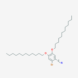 2-Bromo-4,5-bis(dodecyloxy)benzonitrile