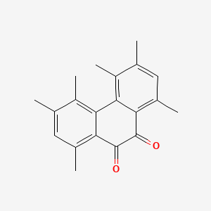 1,3,4,5,6,8-Hexamethylphenanthrene-9,10-dione