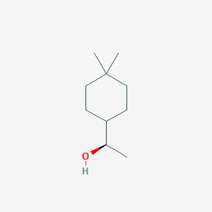 molecular formula C10H20O B1429937 (1R)-1-(4,4-dimethylcyclohexyl)ethan-1-ol CAS No. 1423040-72-5