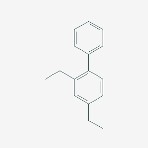 molecular formula C16H18 B14299386 2,4-Diethyl-1,1'-biphenyl CAS No. 112757-52-5