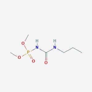 molecular formula C6H15N2O4P B14299416 Dimethyl N-(propylcarbamoyl)phosphoramidate CAS No. 114284-34-3