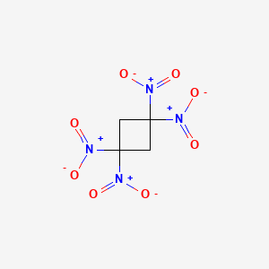 molecular formula C4H4N4O8 B14299446 1,1,3,3-Tetranitrocyclobutane CAS No. 120167-77-3