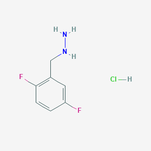 molecular formula C7H9ClF2N2 B1429945 [(2,5-二氟苯基)甲基]肼盐酸盐 CAS No. 1394041-80-5
