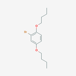 molecular formula C14H21BrO2 B14299487 2-Bromo-1,4-dibutoxybenzene CAS No. 116163-98-5