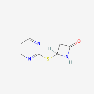 4-Pyrimidin-2-ylsulfanylazetidin-2-one