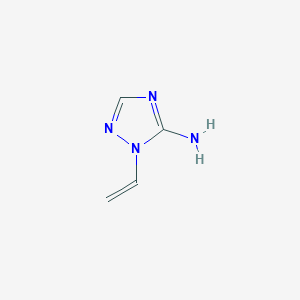 molecular formula C4H6N4 B14299527 1-Ethenyl-1H-1,2,4-triazol-5-amine CAS No. 114607-35-1