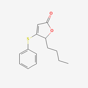 5-Butyl-4-(phenylsulfanyl)furan-2(5H)-one