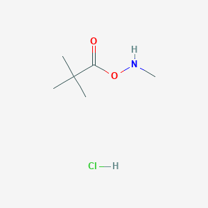 Methylamino 2,2-dimethylpropanoate;hydrochloride