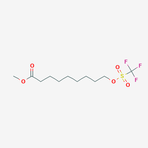 Nonanoic acid, 9-[[(trifluoromethyl)sulfonyl]oxy]-, methyl ester