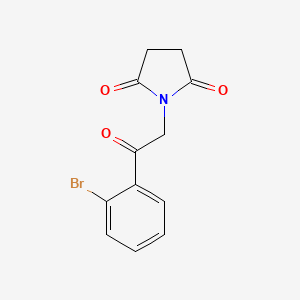 1-[2-(2-Bromophenyl)-2-oxoethyl]pyrrolidine-2,5-dione