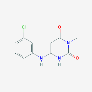 6-(3-Chloroanilino)-3-methylpyrimidine-2,4(1H,3H)-dione