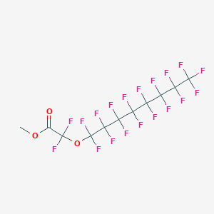 Methyl difluoro[(heptadecafluorooctyl)oxy]acetate