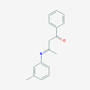 (3E)-3-[(3-Methylphenyl)imino]-1-phenylbutan-1-one