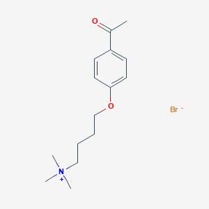 4-(4-Acetylphenoxy)-N,N,N-trimethylbutan-1-aminium bromide