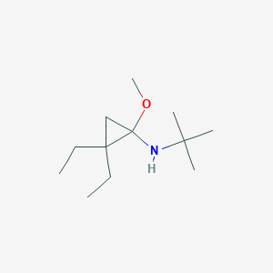 Cyclopropanamine, N-(1,1-dimethylethyl)-2,2-diethyl-1-methoxy-