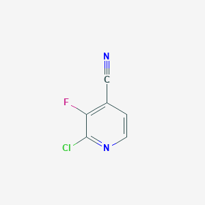 molecular formula C6H2ClFN2 B1429980 2-Chloro-3-fluoroisonicotinonitrile CAS No. 870065-56-8