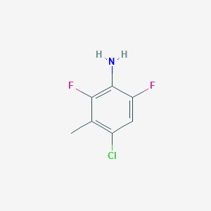 molecular formula C7H6ClF2N B1429987 4-Chloro-2,6-difluoro-3-methylaniline CAS No. 943831-02-5