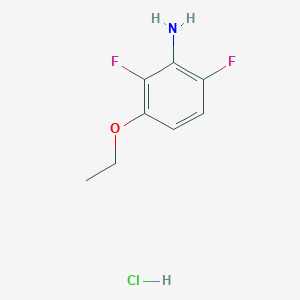 molecular formula C8H10ClF2NO B1429994 3-Ethoxy-2,6-difluoroaniline hydrochloride CAS No. 1423029-39-3
