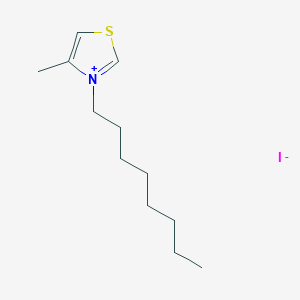 4-Methyl-3-octyl-1,3-thiazol-3-ium iodide