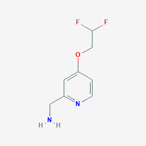 molecular formula C8H10F2N2O B1430009 [4-(2,2-Difluoroethoxy)pyridin-2-yl]methanamine CAS No. 1432680-47-1