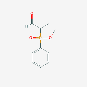 Methyl (1-oxopropan-2-yl)phenylphosphinate