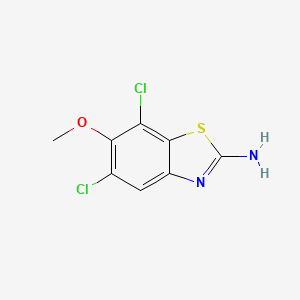 5,7-Dichloro-6-methoxy-1,3-benzothiazol-2-amine