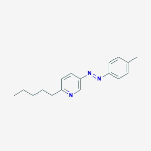 5-[(E)-(4-Methylphenyl)diazenyl]-2-pentylpyridine