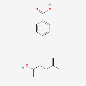 Benzoic acid;5-methylhex-5-en-2-ol