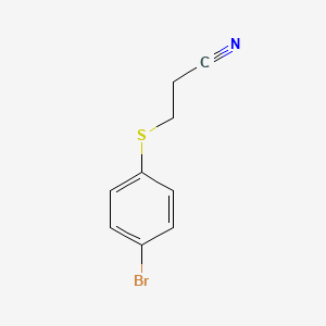 3-[(4-Bromophenyl)sulfanyl]propanenitrile